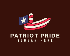 United States Nationalistic Banner logo design