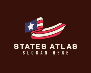 United States Nationalistic Banner logo design