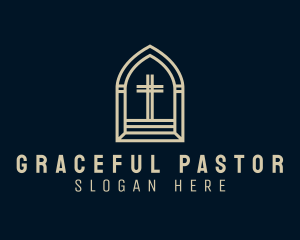 Pastor - Religious Holy Cross logo design