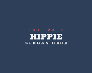 Hipster Retro Startup logo design