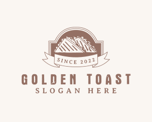 Toast - Hipster Sandwich Snack logo design