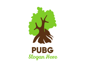 Lumber - German Nature Tree logo design