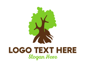 Jungle - German Nature Tree logo design
