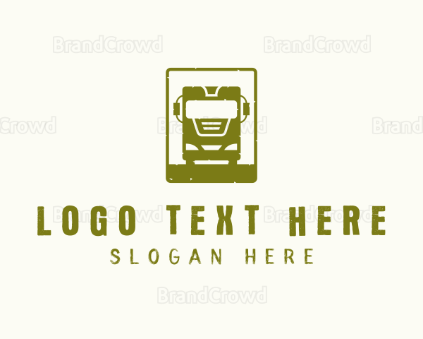 Old Delivery Truck Logo