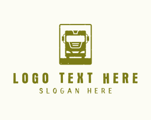 Trailer - Old Delivery Truck logo design