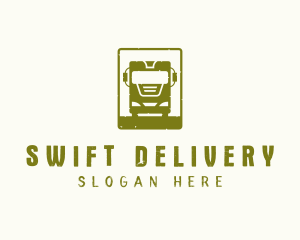 Old Delivery Truck logo design