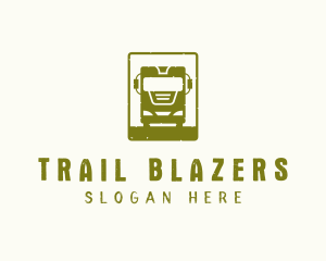 Old Delivery Truck logo design