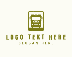 Toy Truck - Old Delivery Truck logo design