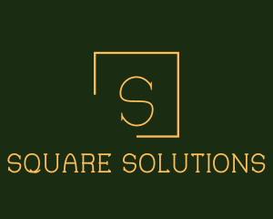 Square Frame Boutique logo design