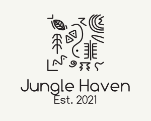 Primitive Drawing Anthropologist logo design