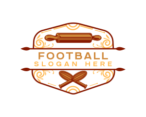 Pastry Bakery Rolling Pin Logo