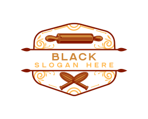 Snack - Pastry Bakery Rolling Pin logo design