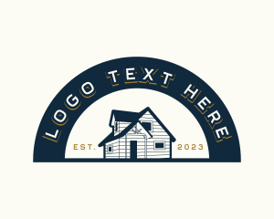 Resthouse - Homestead Cabin Realtor logo design