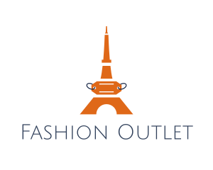 Outlet - Orange Tower Price Tag logo design