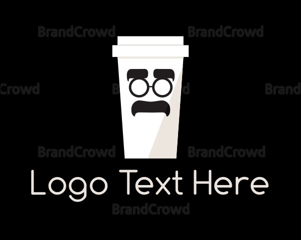 Coffee Cup Cartoon Logo