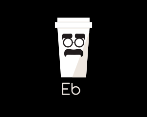Coffee Cup Cartoon logo design