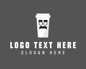 Hacker - Coffee Cup Drink Cafe logo design