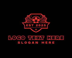 Soccer - Soccer League Shield logo design