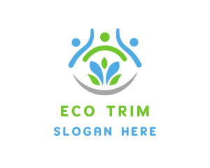 Eco People Team logo design