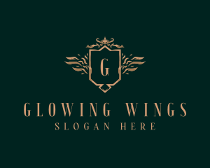 Luxury Royalty Wings logo design