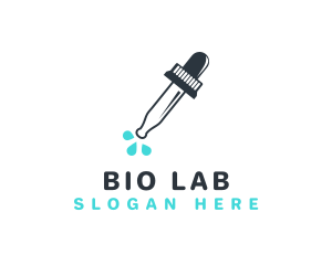 Biology - Abstract Liquid Dropper logo design