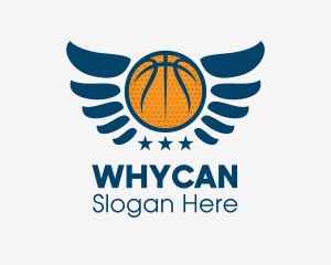 Star Basketball Wings  Logo