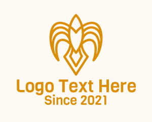 Gold - Golden Bird Decor logo design