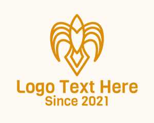 Shop - Golden Bird Decor logo design