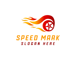 Fire Wheel Automotive logo design