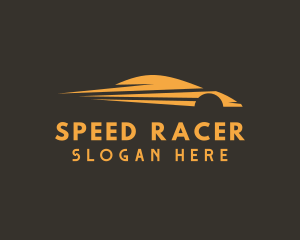 Orange Car Racer logo design