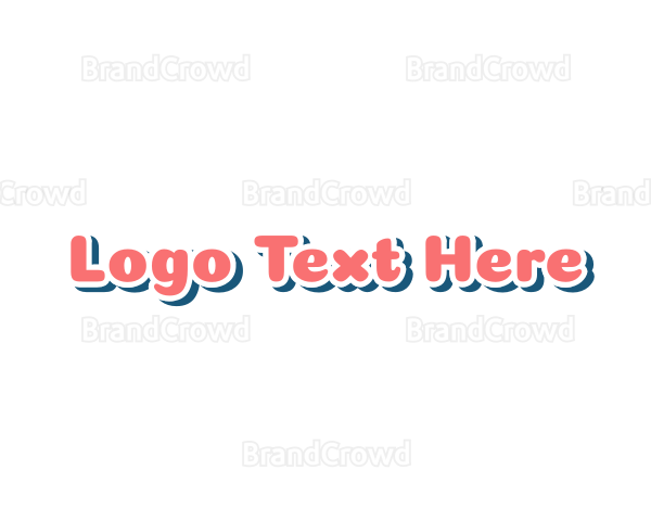 Bold Chunky Wordmark Logo