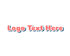 Balloon - Bold Chunky Wordmark logo design