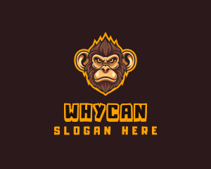 Streamer - Monkey Gaming Avatar logo design