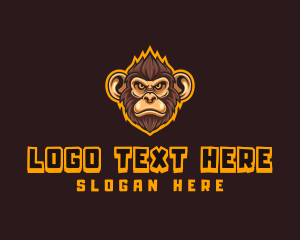 Streamer - Monkey Gaming Avatar logo design