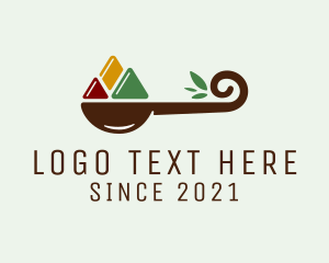 Food Blog - Herb Cooking Spices logo design