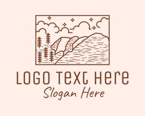 Outdoor Wilderness Landscape Logo
