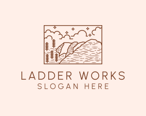 Outdoor Wilderness Landscape logo design