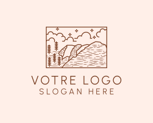 Tourism - Outdoor Wilderness Landscape logo design