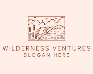 Outdoor Wilderness Landscape logo design
