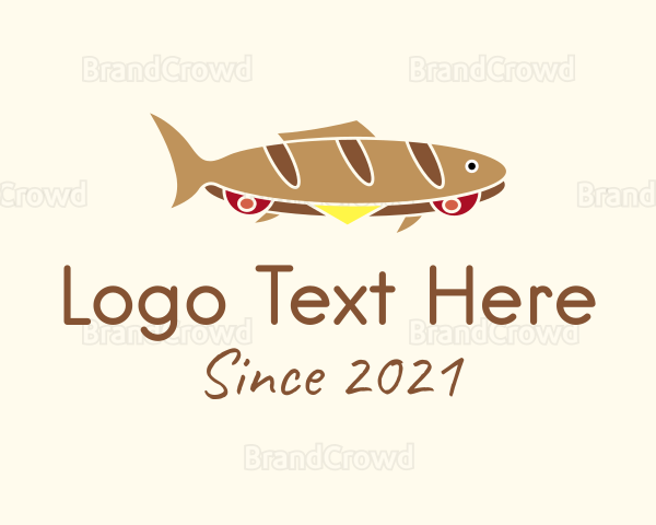 Baguette Fish Sandwich Logo