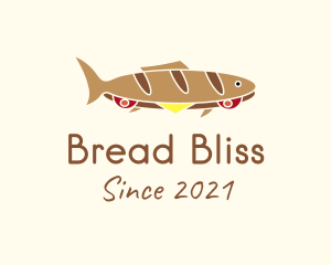 Baguette - Baguette Fish Sandwich logo design