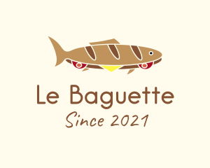 Baguette - Baguette Fish Sandwich logo design