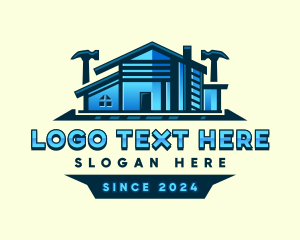 Hammer - Roof Hammer Repair logo design