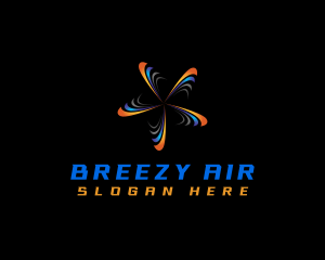 HVAC Air Conditioning logo design