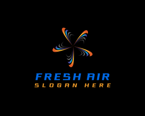 HVAC Air Conditioning logo design