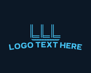Blue - Digital Cyber Technology logo design