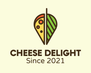 Cheese Herb Leaf logo design