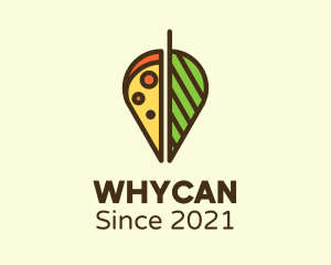 Vegetarian - Cheese Herb Leaf logo design