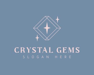 Minimalist Diamond Jewelry logo design