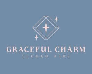 Minimalist Diamond Jewelry logo design